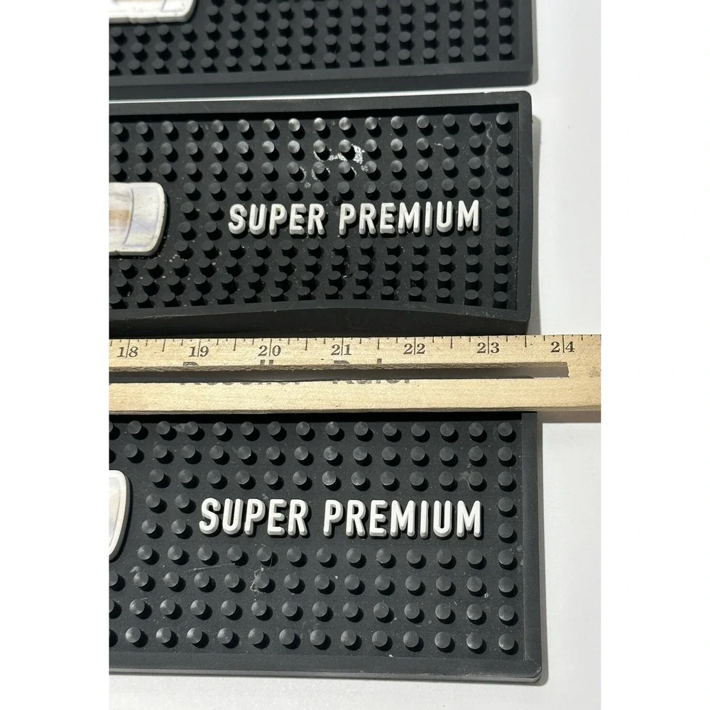 3X Mark Vodka Bar Mat Rubber Spill‎ Mat 23.5